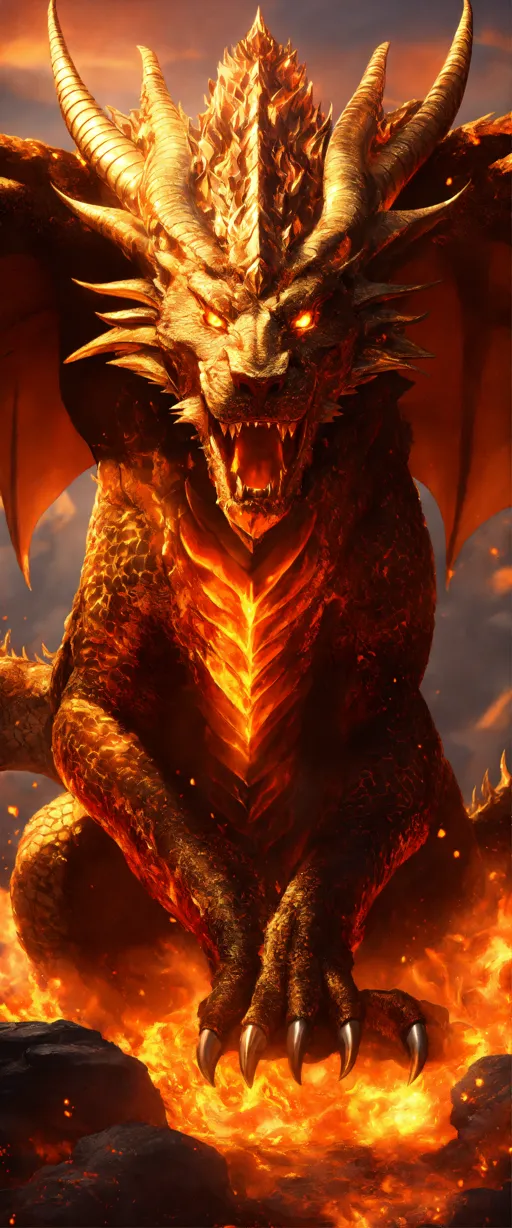 The Ember-Eyed Sorcerer Beast